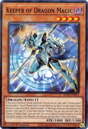 Keeper of Dragon Magic (SDAZ-EN015), Structure Deck: Albaz Strike — Yu-Gi-Oh! card price