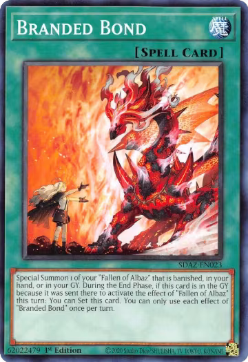 Branded Bond (SDAZ-EN023), Structure Deck: Albaz Strike — Yu-Gi-Oh! card price