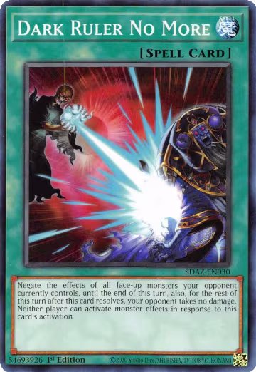 Dark Ruler No More (SDAZ-EN030) — card price