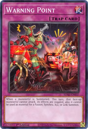 Warning Point (SDAZ-EN037), Structure Deck: Albaz Strike — Yu-Gi-Oh! card price