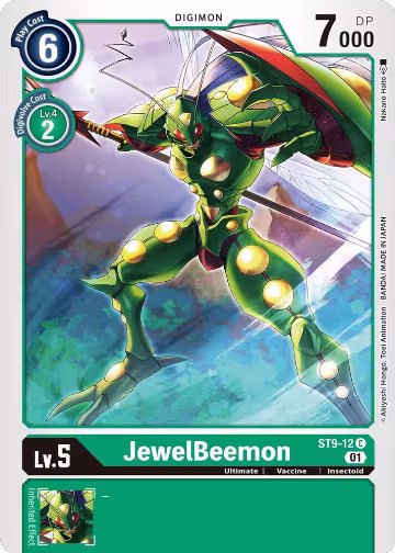 JewelBeemon (ST9-12 C), Starter Deck 09: Ultimate Ancient Dragon — Digimon card price