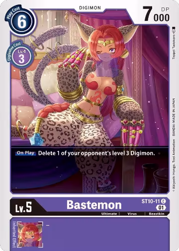 Bastemon (ST10-11 C), Starter Deck 10: Parallel World Tactician — Digimon card price
