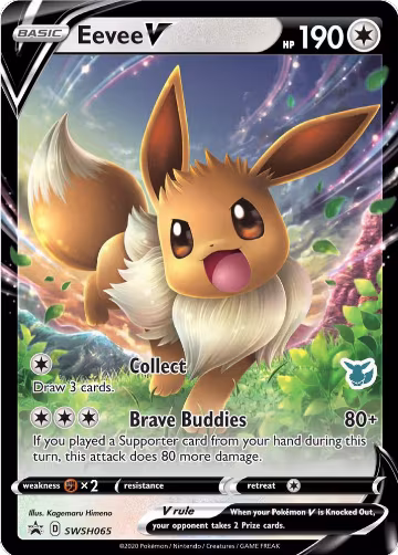 Eevee V - SWSH065 (Eevee Stamped) (SWSH065) — card price