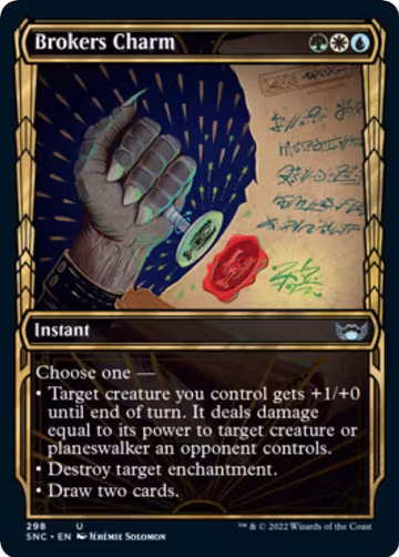 Brokers Charm (Showcase) (298), Streets of New Capenna — Magic card price