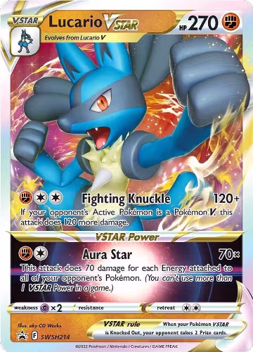 Lucario VSTAR - SWSH214 (SWSH214), Sword & Shield Promo Cards — Pokémon card price