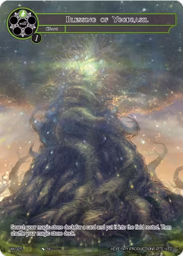 Blessing of Yggdrasil (WL025), Promo Cards — Force of Will card price