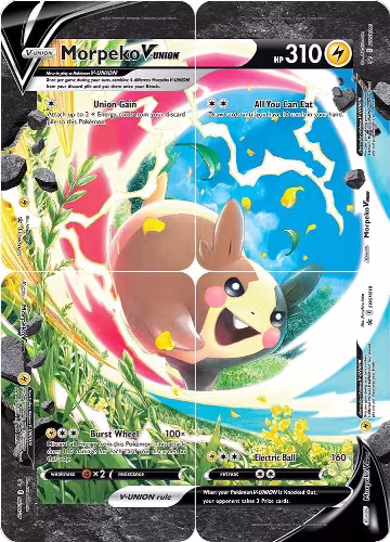 Morpeko V-Union [Set of 4] (SWSH218), Sword & Shield Promo Cards — Pokémon card price