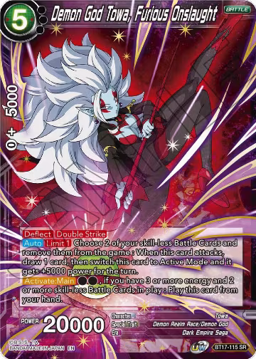 Demon God Towa, Furious Onslaught (BT17-115), Ultimate Squad — DB Super card price