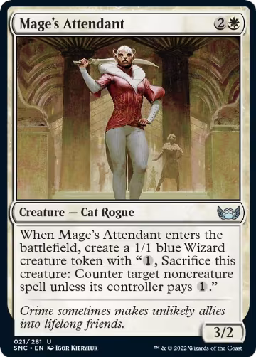 Mage's Attendant (21), Streets of New Capenna — Magic card price