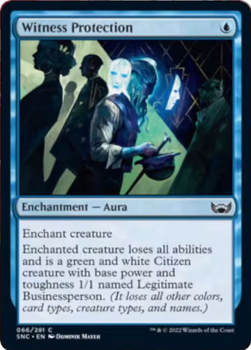 Witness Protection (66), Streets of New Capenna — Magic card price