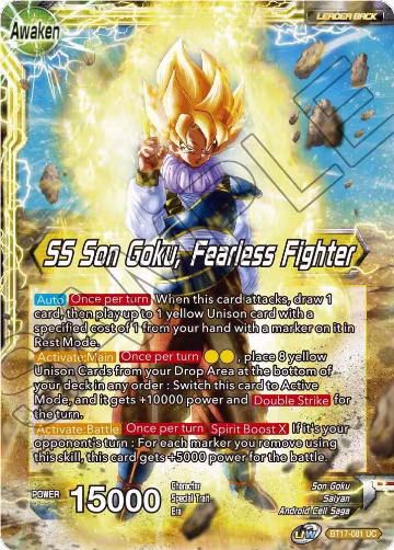 Son Goku // SS Son Goku, Fearless Fighter (BT17-081), Ultimate Squad — DB Super card price
