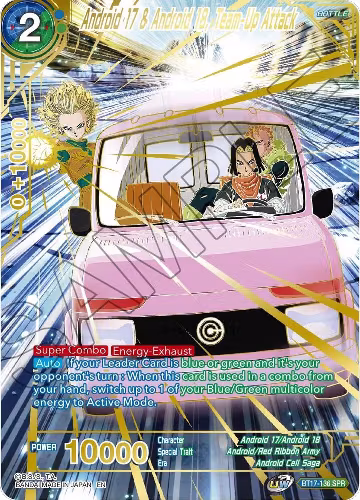 Android 17 & Android 18, Team-Up Attack (SPR) (BT17-136), Ultimate Squad — DB Super card price