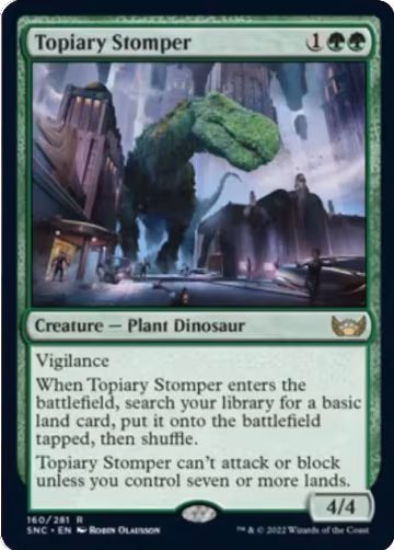 Topiary Stomper (160), Streets of New Capenna — Magic card price