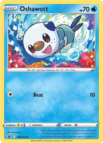 Oshawott - SWSH222 (SWSH222), Sword & Shield Promo Cards — Pokémon card price