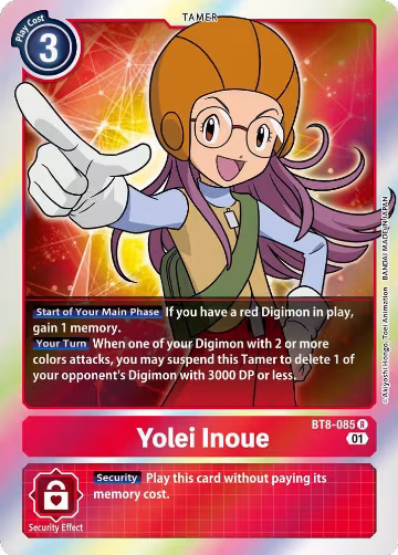 Yolei Inoue (BT8-085 R), New Awakening — Digimon card price
