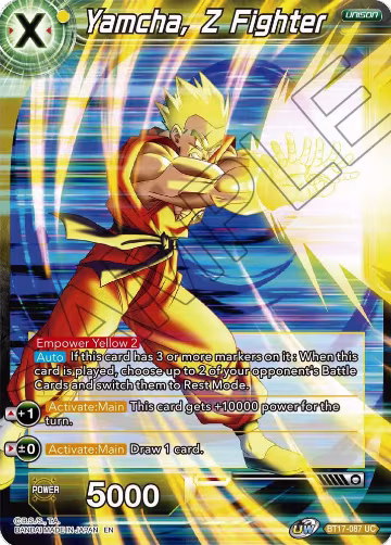 Yamcha, Z Fighter (BT17-087), Ultimate Squad — DB Super card price