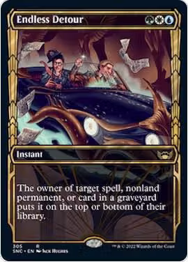 Endless Detour (Showcase) (305), Streets of New Capenna — Magic card price