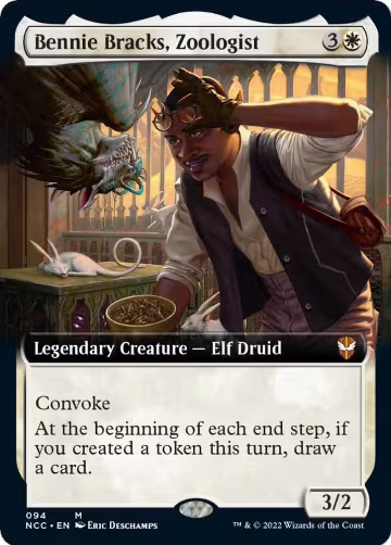 Bennie Bracks, Zoologist (Extended Art) (94), Commander: Streets of New Capenna — Magic card price