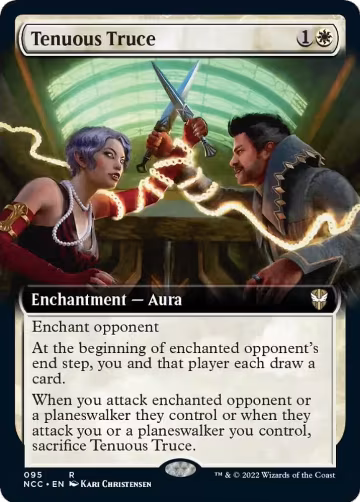 Tenuous Truce (Extended Art) (95), Commander: Streets of New Capenna — Magic card price