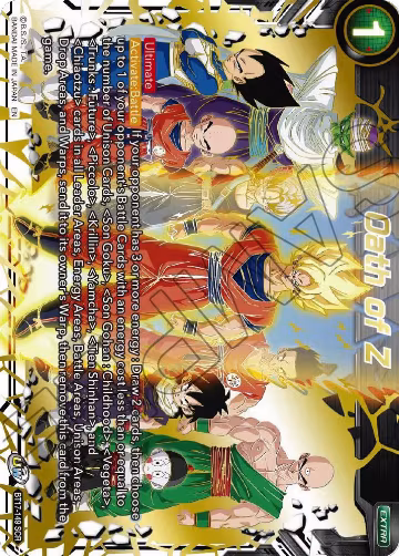 Oath of Z (BT17-149) — card price
