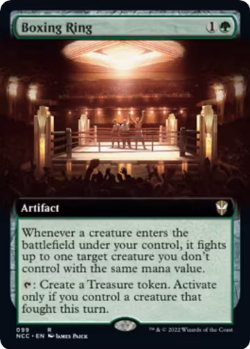 Boxing Ring (Extended Art) (99), Commander: Streets of New Capenna — Magic card price