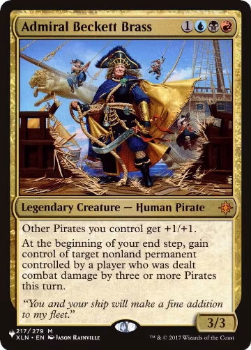 Admiral Beckett Brass (217/279), The List Reprints — Magic card price
