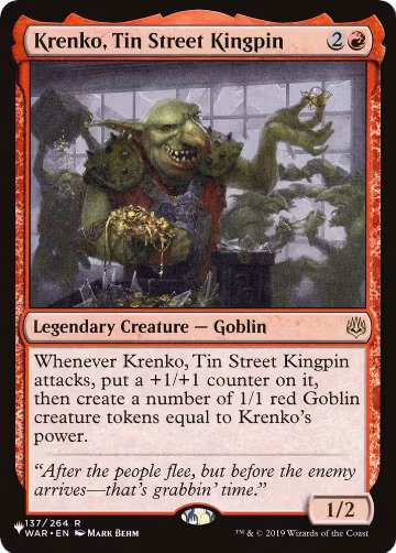 Krenko, Tin Street Kingpin (137/264), The List Reprints — Magic card price