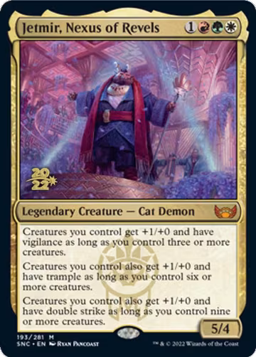 Jetmir, Nexus of Revels (193), Prerelease Cards — Magic card price