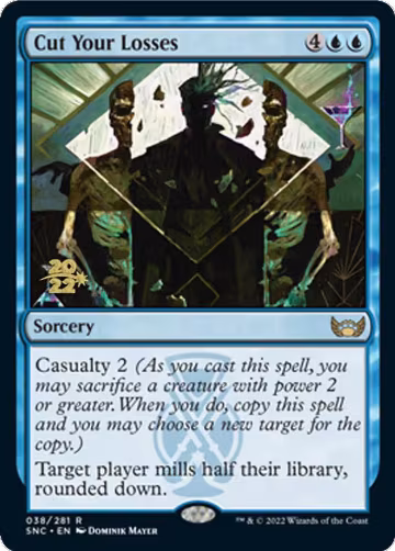 Cut Your Losses (38), Prerelease Cards — Magic card price