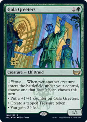 Gala Greeters (148), Prerelease Cards — Magic card price
