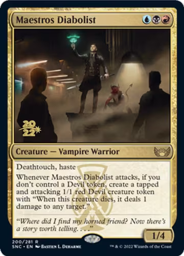 Maestros Diabolist (200), Prerelease Cards — Magic card price