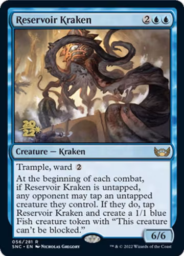 Reservoir Kraken (56), Prerelease Cards — Magic card price