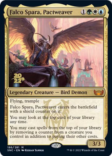 Falco Spara, Pactweaver (186), Prerelease Cards — Magic card price