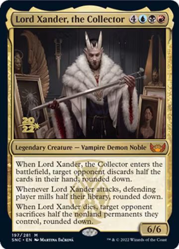 Lord Xander, the Collector (197), Prerelease Cards — Magic card price
