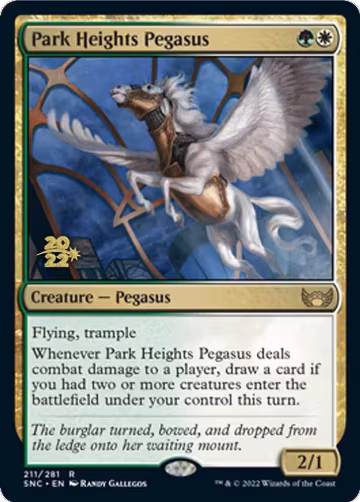 Park Heights Pegasus (211), Prerelease Cards — Magic card price