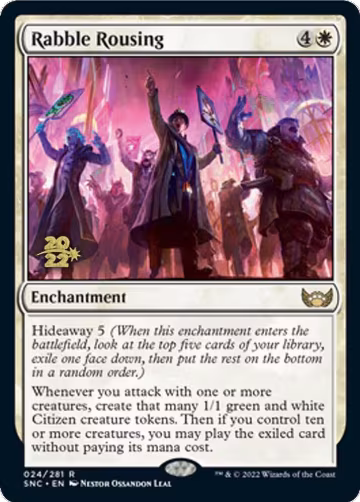 Rabble Rousing (24), Prerelease Cards — Magic card price