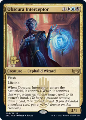 Obscura Interceptor (209), Prerelease Cards — Magic card price
