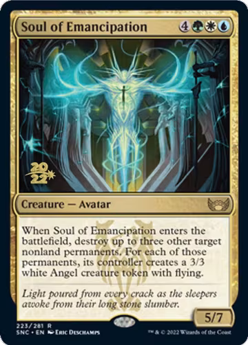 Soul of Emancipation (223), Prerelease Cards — Magic card price