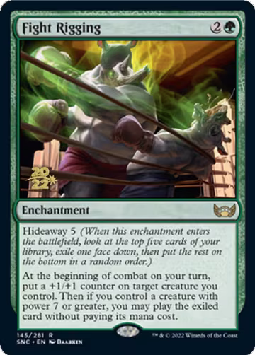 Fight Rigging (145), Prerelease Cards — Magic card price