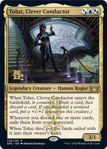 Toluz, Clever Conductor (228), Prerelease Cards — Magic card price