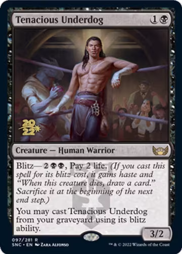 Tenacious Underdog (97), Prerelease Cards — Magic card price