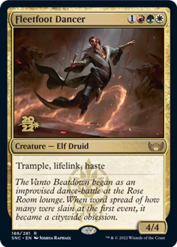 Fleetfoot Dancer (188), Prerelease Cards — Magic card price
