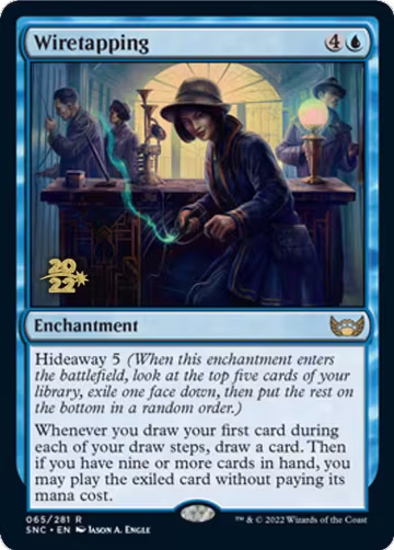 Wiretapping (65), Prerelease Cards — Magic card price