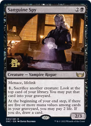 Sanguine Spy (93), Prerelease Cards — Magic card price