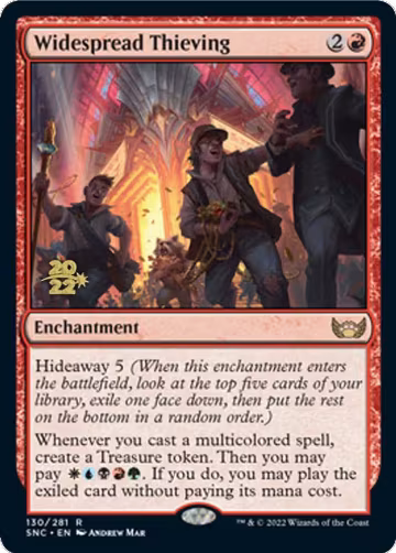 Widespread Thieving (130), Prerelease Cards — Magic card price