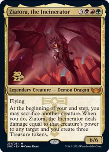 Ziatora, the Incinerator (231), Prerelease Cards — Magic card price