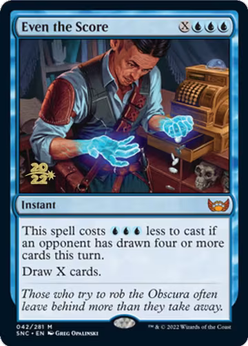 Even the Score (42), Prerelease Cards — Magic card price