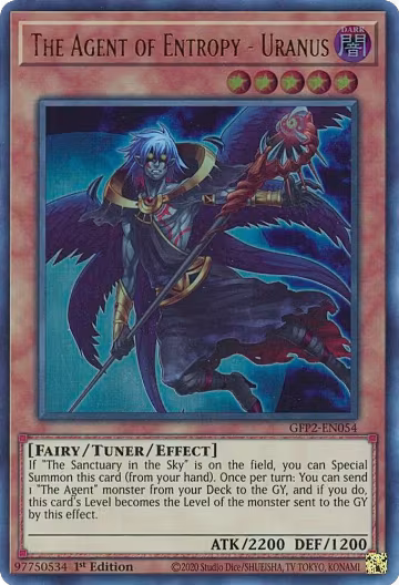 The Agent of Entropy - Uranus (GFP2-EN054), Ghosts From the Past: The 2nd Haunting — Yu-Gi-Oh! card price