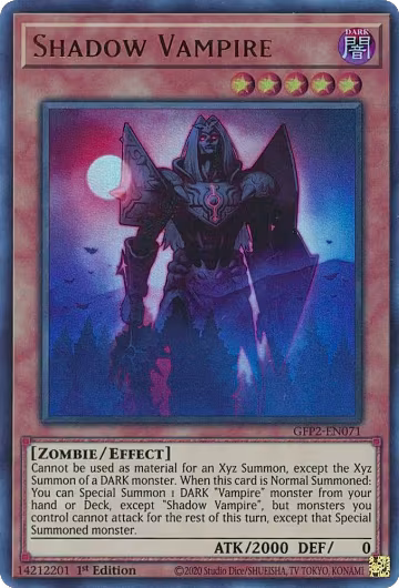 Shadow Vampire (GFP2-EN071), Ghosts From the Past: The 2nd Haunting — Yu-Gi-Oh! card price