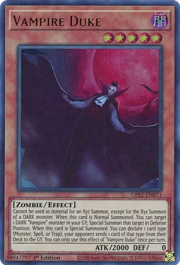 Vampire Duke (GFP2-EN073), Ghosts From the Past: The 2nd Haunting — Yu-Gi-Oh! card price